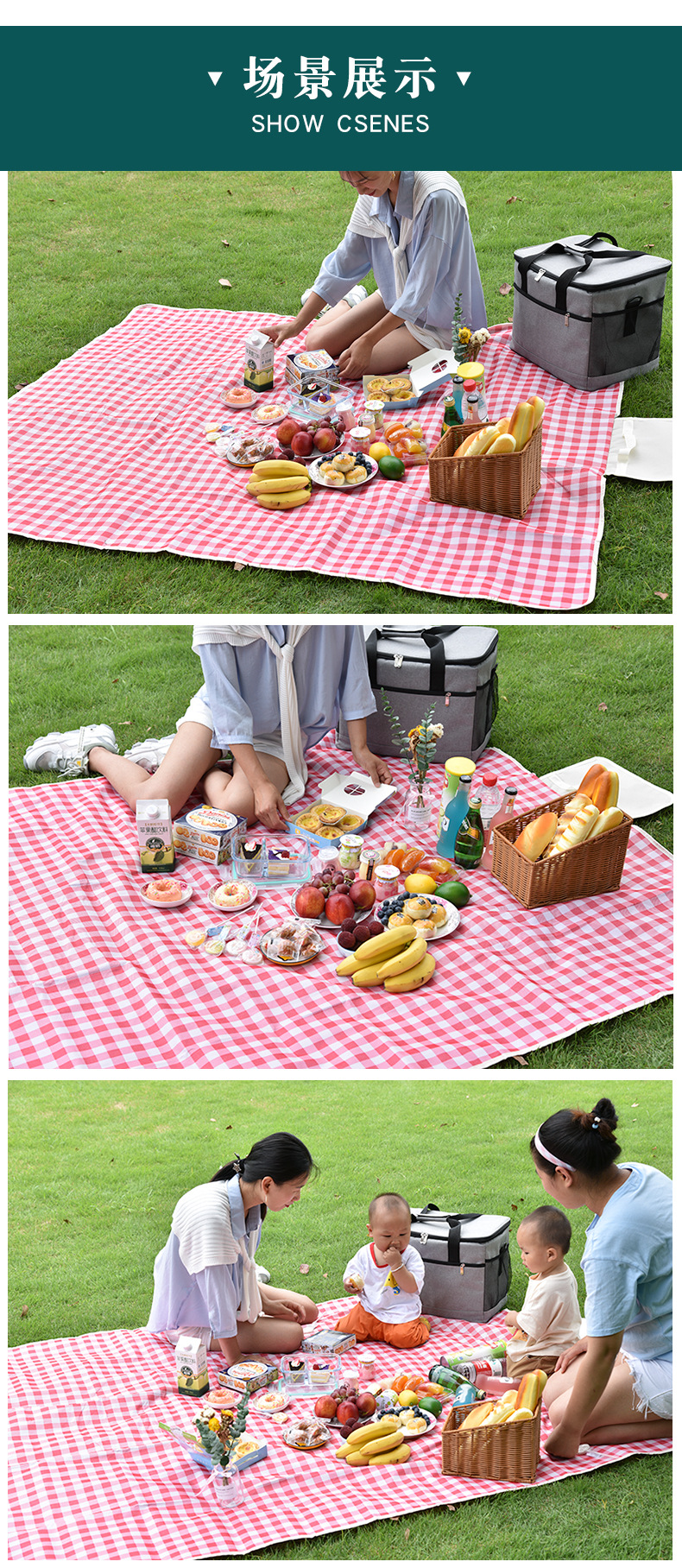 Spot Moisture-Proof Picnic Mat Outdoor Picnic Camp Beach Tent Floor Mat Waterproof Thickened Lawn Mat Picnic Blanket Spot Moisture-Proof Picnic Mat Outdoor Picnic Camp Beach Tent Floor Mat Waterproof Thickened Lawn Mat Picnic Blanket