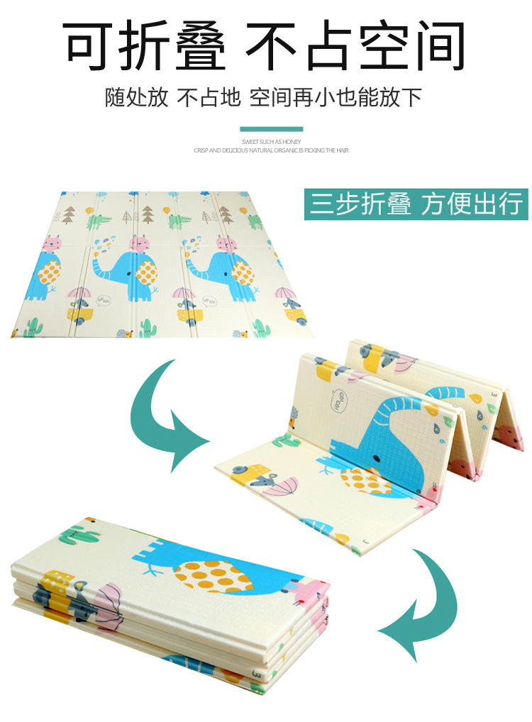 Factory In Stock XPe Double-Sided Cartoon Folding Climbing Pad Outdoor Camping Game Blanket Baby Crawling Mat Thickened Factory In Stock XPe Double-Sided Cartoon Folding Climbing Pad Outdoor Camping Game Blanket Baby Crawling Mat Thickened