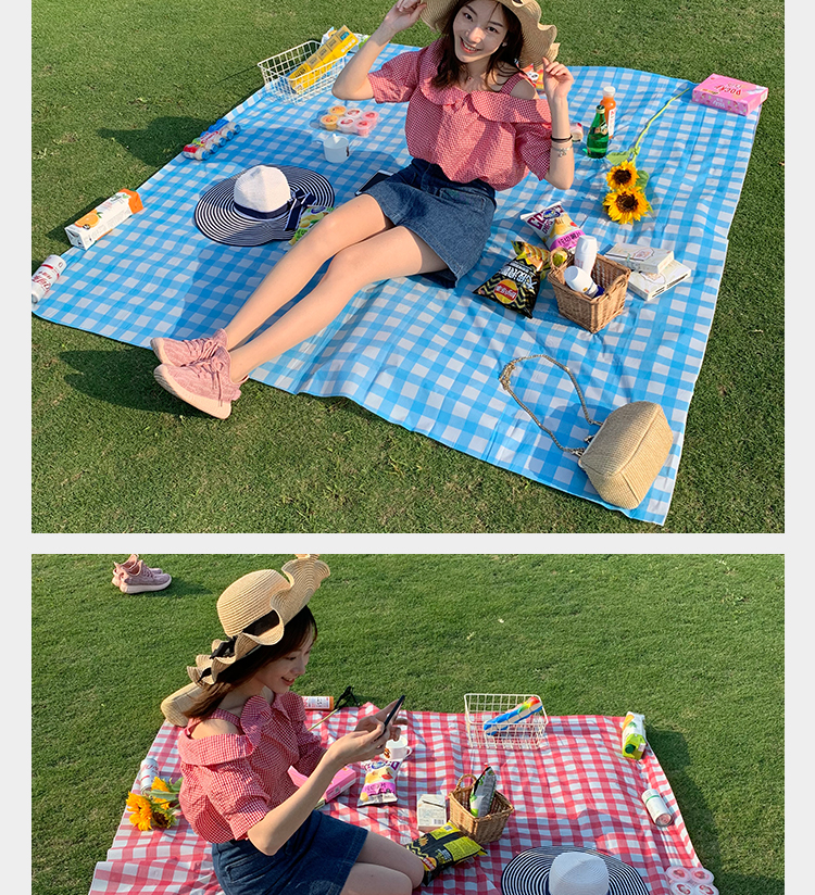 Mat Outdoor Barbecue Waterproof Thickened Plastic Spring Outing Tablecloth Outing Tablecloth Ins Style Picnic Blanket Mat Outdoor Barbecue Waterproof Thickened Plastic Spring Outing Tablecloth Outing Tablecloth Ins Style Picnic Blanket