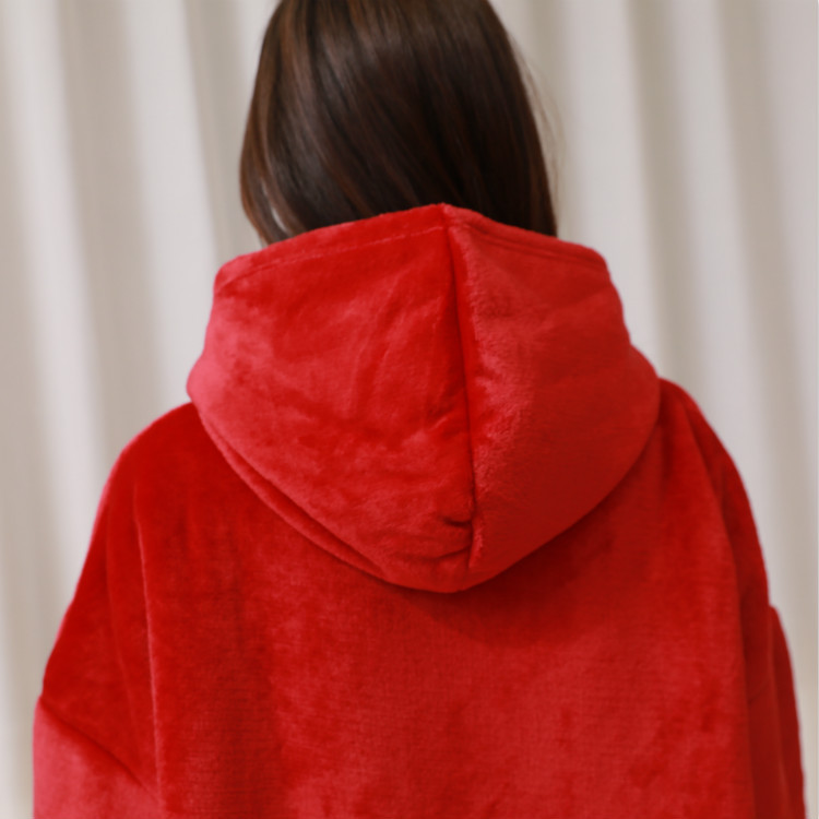Lazy Pullover TV Blanket Outdoor Cold-Proof Clothes Hooded Fleece Thermal Clothes Lazy Blanket Lazy Pullover TV Blanket Outdoor Cold-Proof Clothes Hooded Fleece Thermal Clothes Lazy Blanket