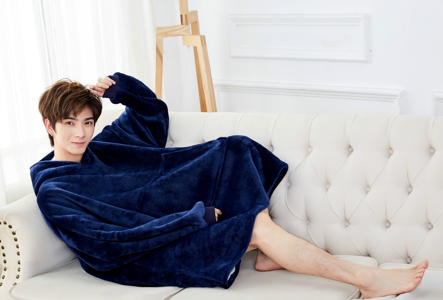 Lazy Pullover TV Blanket Outdoor Cold-Proof Clothes Hooded Fleece Thermal Clothes Lazy Blanket Lazy Pullover TV Blanket Outdoor Cold-Proof Clothes Hooded Fleece Thermal Clothes Lazy Blanket