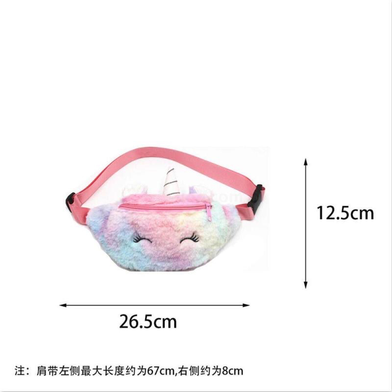 Plush Unicorn Waist Bag Unicorn Furry Waist Bag Cartoon Toy Bag Waist Bag Wallet Plush Unicorn Waist Bag Unicorn Furry Waist Bag Cartoon Toy Bag Waist Bag Wallet