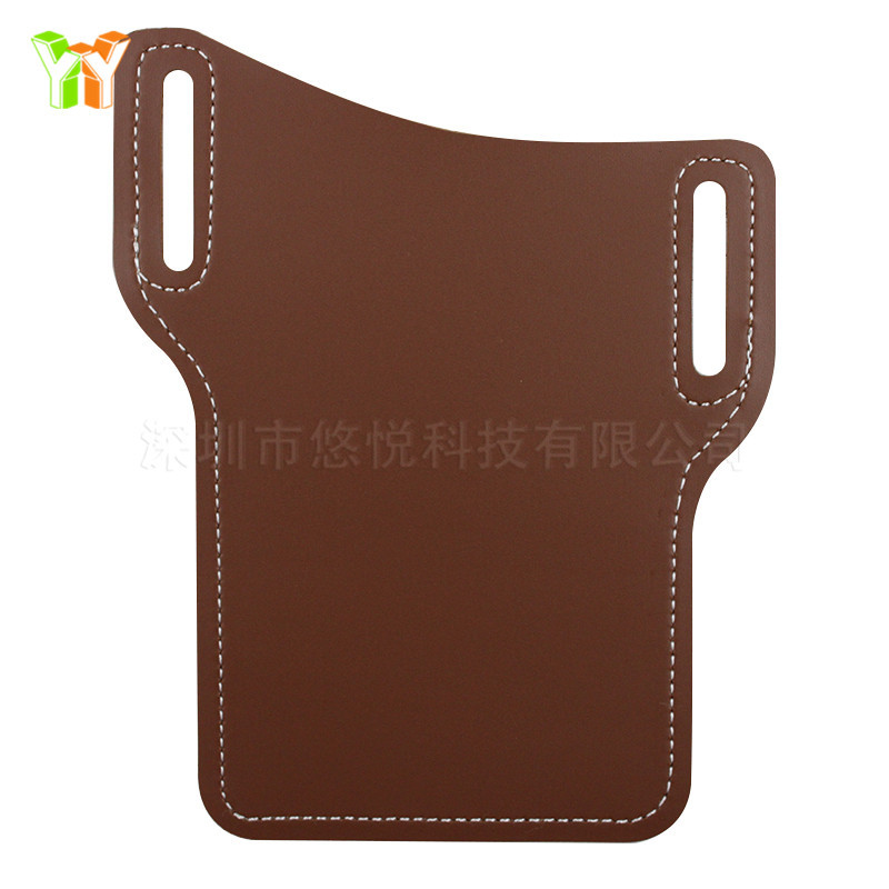 Outdoor Wrist Hanging Mobile Phone Bag Pu Mobile Phone Waist Bag Leather Case Portable AntiLost Cellphone Protection Bag