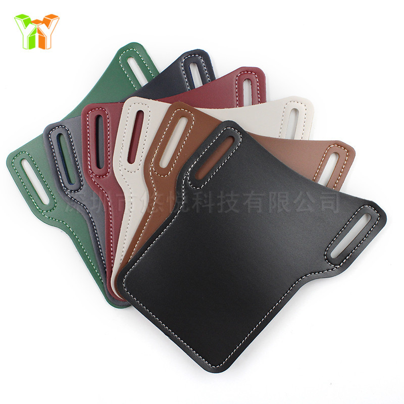 Outdoor Wrist Hanging Mobile Phone Bag Pu Mobile Phone Waist Bag Leather Case Portable AntiLost Cellphone Protection Bag