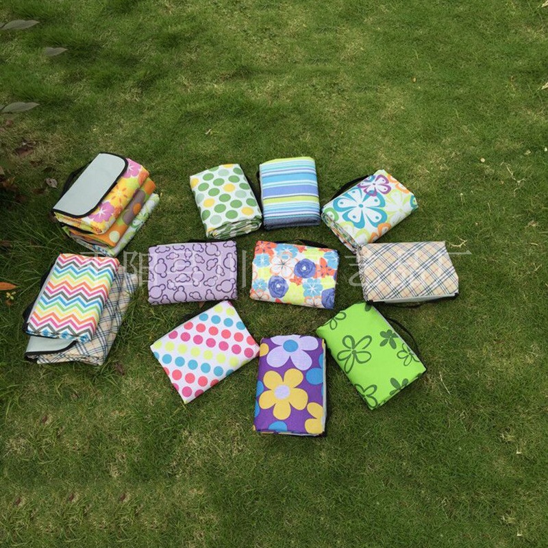 Spot 600D Oxford Cloth Outdoor Picnic Blanket Waterproof Picnic Blanket Moisture Proof Pad Spring Outing Beach Mat Whole