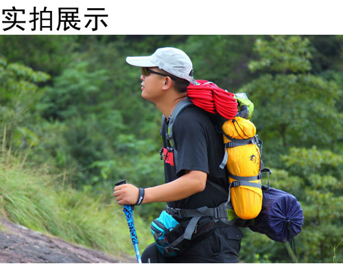 Mountaineering bag purse slung outside pockets with waterproof waist bag