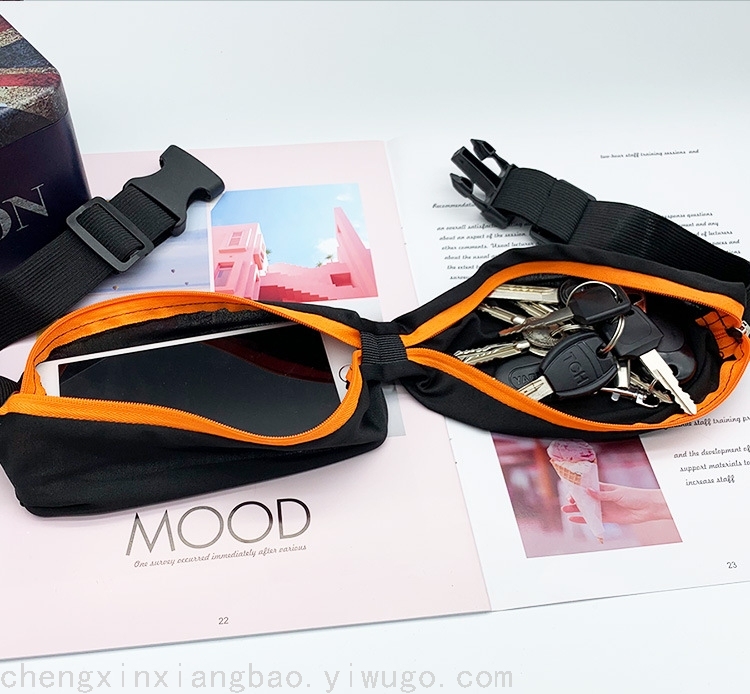 Sports Waist Bag Close-Fitting Mobile Phone Storage Night Running Outdoor Workout Elastic Lightweight Belt Bag Waist Bag