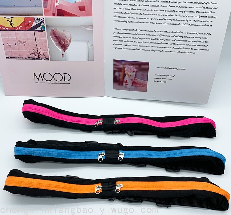 Sports Waist Bag Close-Fitting Mobile Phone Storage Night Running Outdoor Workout Elastic Lightweight Belt Bag Waist Bag