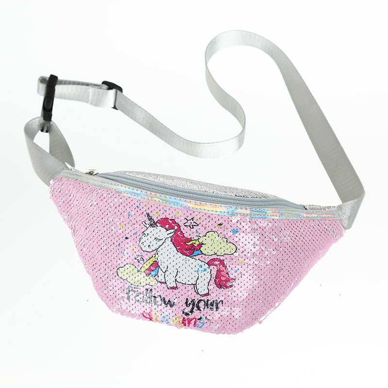 Unicorn Unicorn Waist Bag Student Cartoon Sequins Sports Waist Bag Mermaid Fashionable Cosmetic Bag Unicorn Unicorn Waist Bag Student Cartoon Sequins Sports Waist Bag Mermaid Fashionable Cosmetic Bag
