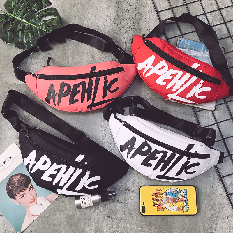 Waist Bag for Women 2021 New Fashion Letters Nylon Messenger Bag Fashion Sports Outdoor Chest Bag Waist Bag for Women