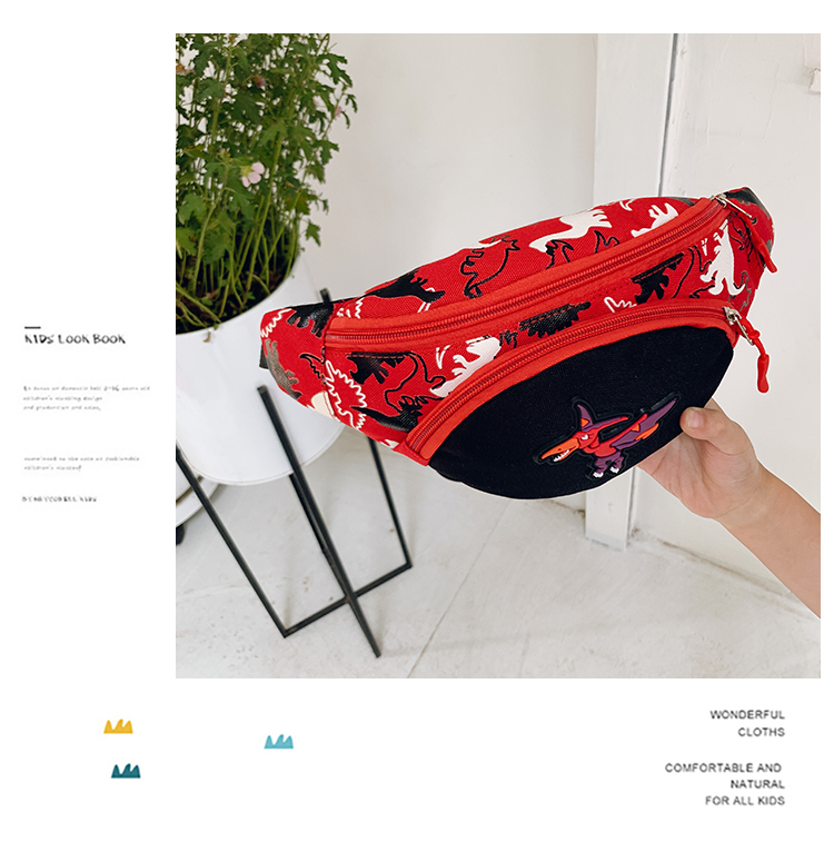 Factory Wholesale Kindergarten Baby New Cartoon Cute Dinosaur Waist Bag Boys and Girls Children Bag Crossbody Small Bag Factory Wholesale Kindergarten Baby New Cartoon Cute Dinosaur Waist Bag Boys and Girls Children Bag Crossbody Small Bag