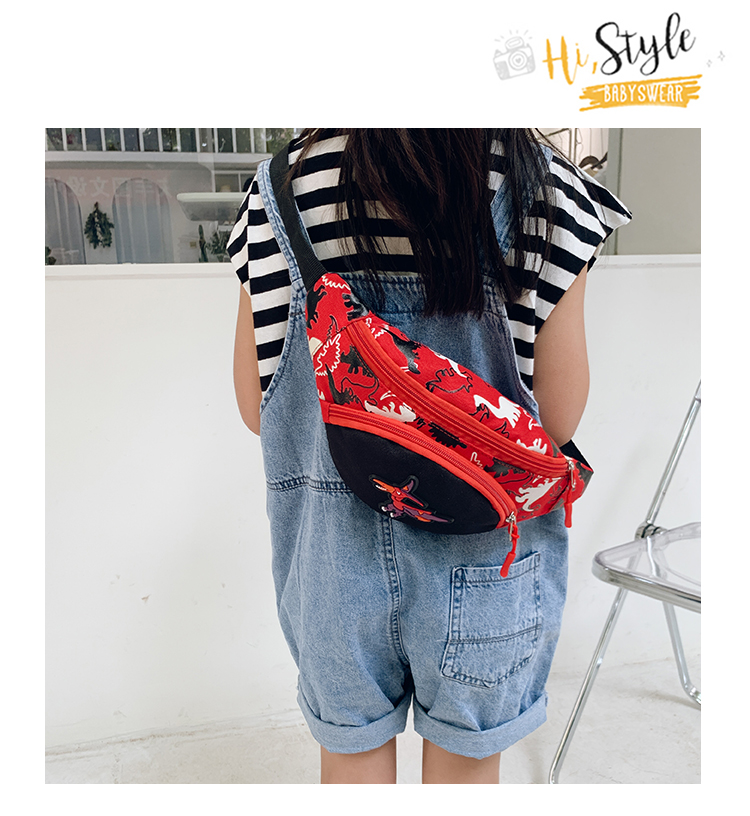 Factory Wholesale Kindergarten Baby New Cartoon Cute Dinosaur Waist Bag Boys and Girls Children Bag Crossbody Small Bag Factory Wholesale Kindergarten Baby New Cartoon Cute Dinosaur Waist Bag Boys and Girls Children Bag Crossbody Small Bag