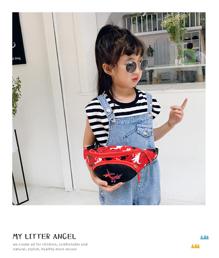 Factory Wholesale Kindergarten Baby New Cartoon Cute Dinosaur Waist Bag Boys and Girls Children Bag Crossbody Small Bag Factory Wholesale Kindergarten Baby New Cartoon Cute Dinosaur Waist Bag Boys and Girls Children Bag Crossbody Small Bag