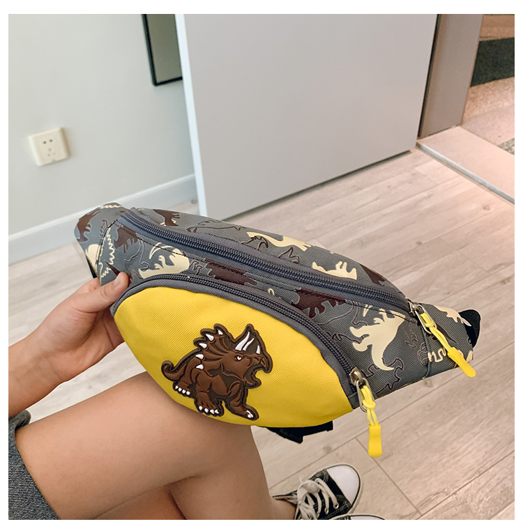 Factory Wholesale Kindergarten Baby New Cartoon Cute Dinosaur Waist Bag Boys and Girls Children Bag Crossbody Small Bag Factory Wholesale Kindergarten Baby New Cartoon Cute Dinosaur Waist Bag Boys and Girls Children Bag Crossbody Small Bag