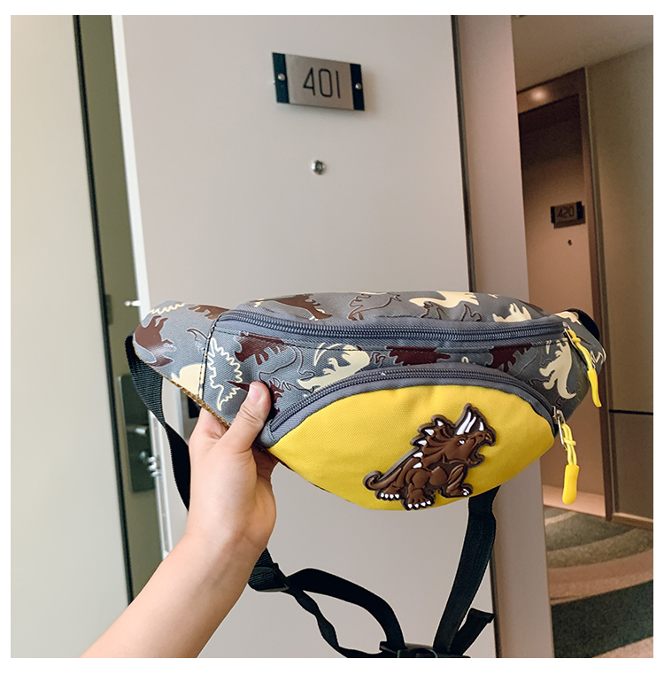 Factory Wholesale Kindergarten Baby New Cartoon Cute Dinosaur Waist Bag Boys and Girls Children Bag Crossbody Small Bag Factory Wholesale Kindergarten Baby New Cartoon Cute Dinosaur Waist Bag Boys and Girls Children Bag Crossbody Small Bag
