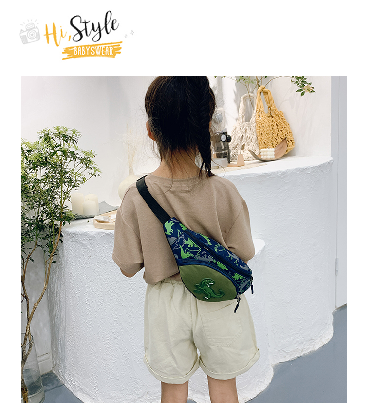 Factory Wholesale Kindergarten Baby New Cartoon Cute Dinosaur Waist Bag Boys and Girls Children Bag Crossbody Small Bag Factory Wholesale Kindergarten Baby New Cartoon Cute Dinosaur Waist Bag Boys and Girls Children Bag Crossbody Small Bag