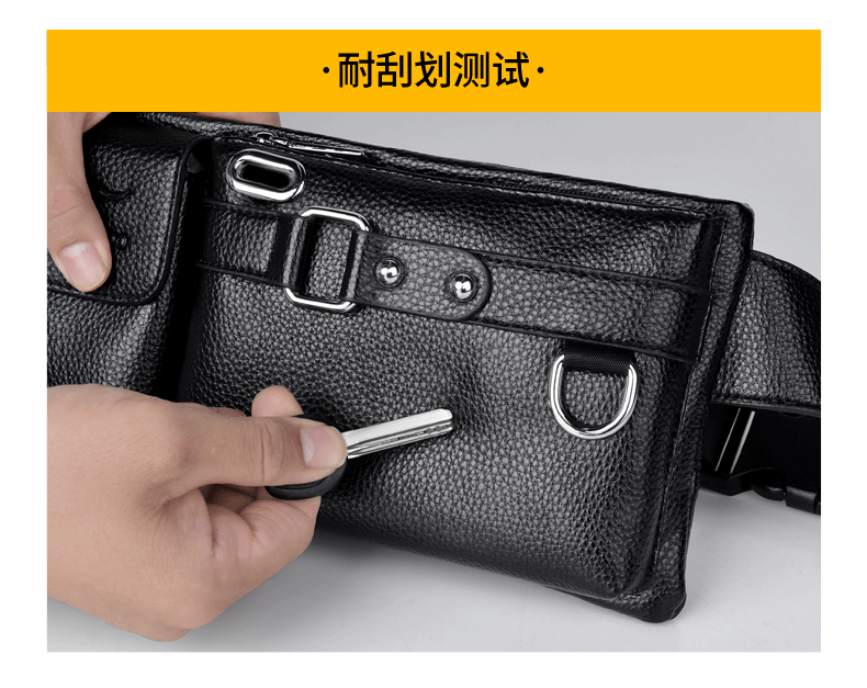 Leather Belt Bag MultiFunctional Sports Leather Bag Casual Fashion Messenger Bag Large Capacity Waist Bag CrossBorder Leather Belt Bag MultiFunctional Sports Leather Bag Casual Fashion Messenger Bag Large Capacity Waist Bag CrossBorder