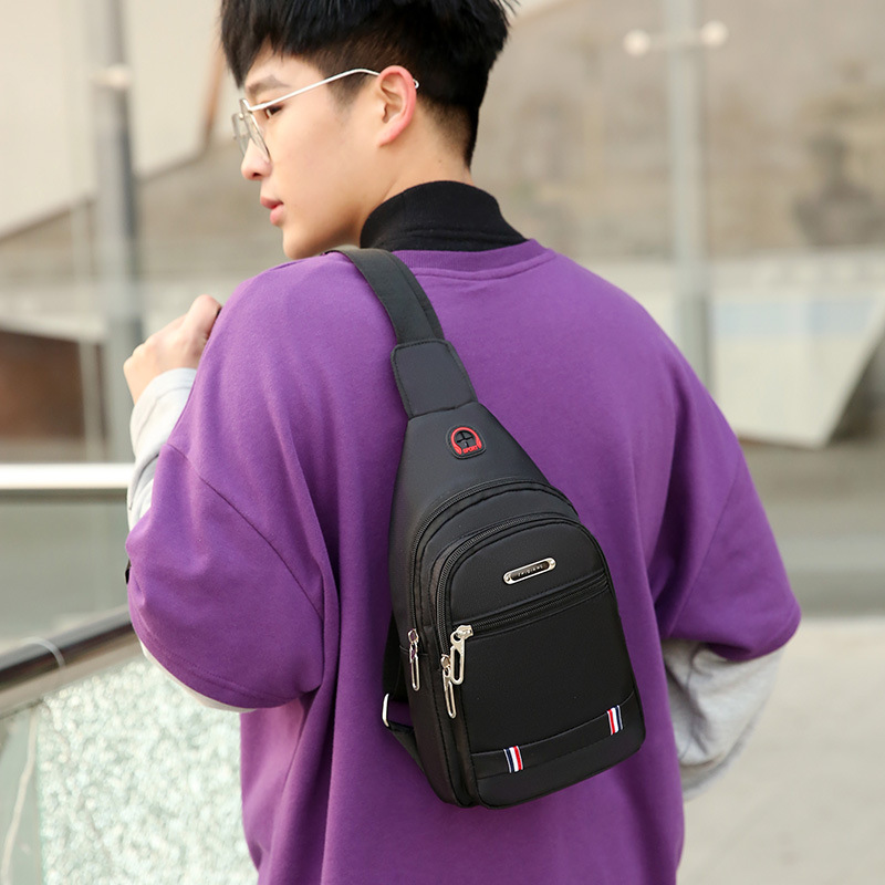 Bag 2020 New Trendy Korean Style Casual Waterproof Oxford Cloth Shoulder Messenger Bag Cross Body Chest Bag Waist Bag