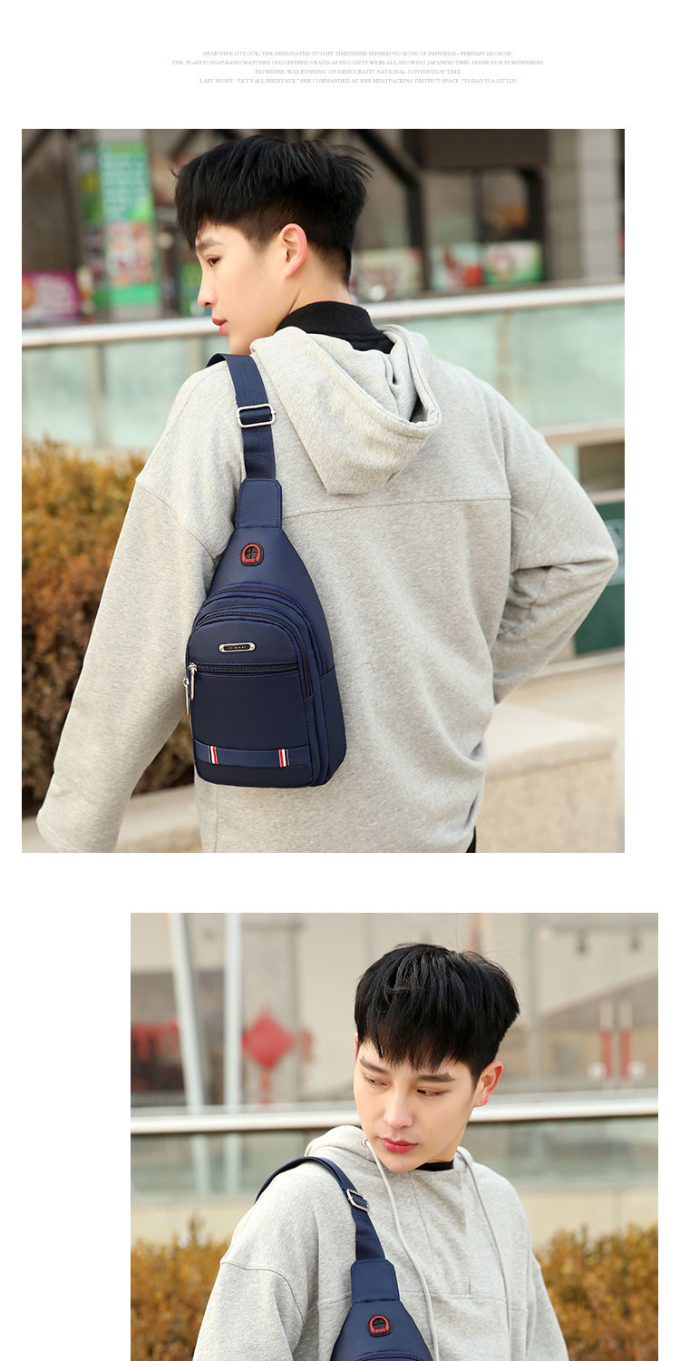 Bag 2020 New Trendy Korean Style Casual Waterproof Oxford Cloth Shoulder Messenger Bag Cross Body Chest Bag Waist Bag