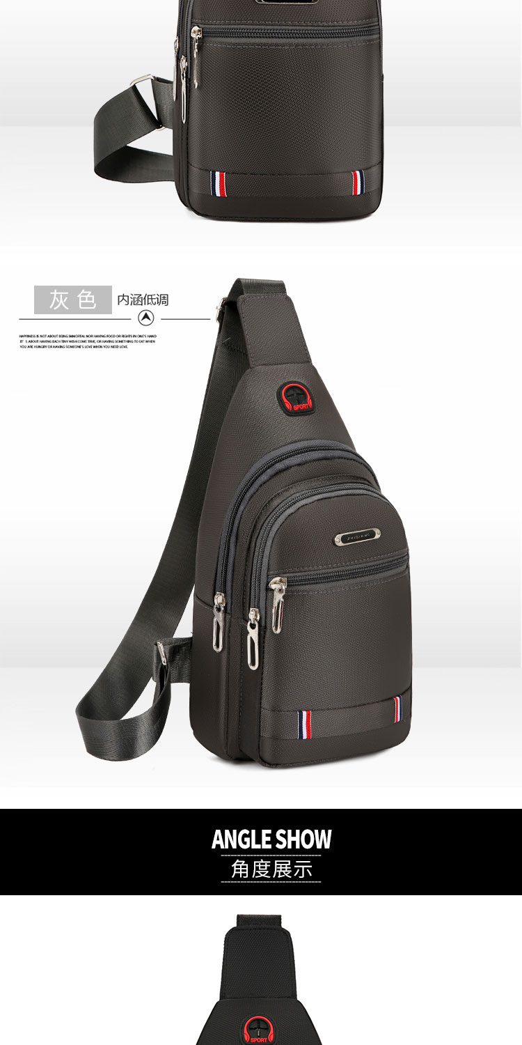 Bag 2020 New Trendy Korean Style Casual Waterproof Oxford Cloth Shoulder Messenger Bag Cross Body Chest Bag Waist Bag