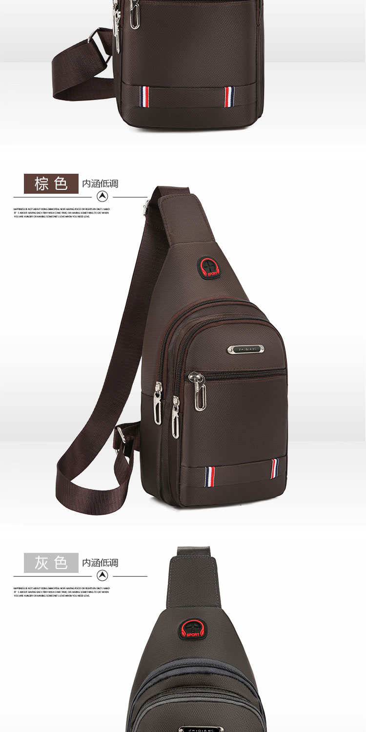 Bag 2020 New Trendy Korean Style Casual Waterproof Oxford Cloth Shoulder Messenger Bag Cross Body Chest Bag Waist Bag