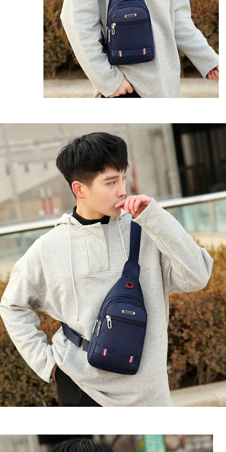 Bag 2020 New Trendy Korean Style Casual Waterproof Oxford Cloth Shoulder Messenger Bag Cross Body Chest Bag Waist Bag