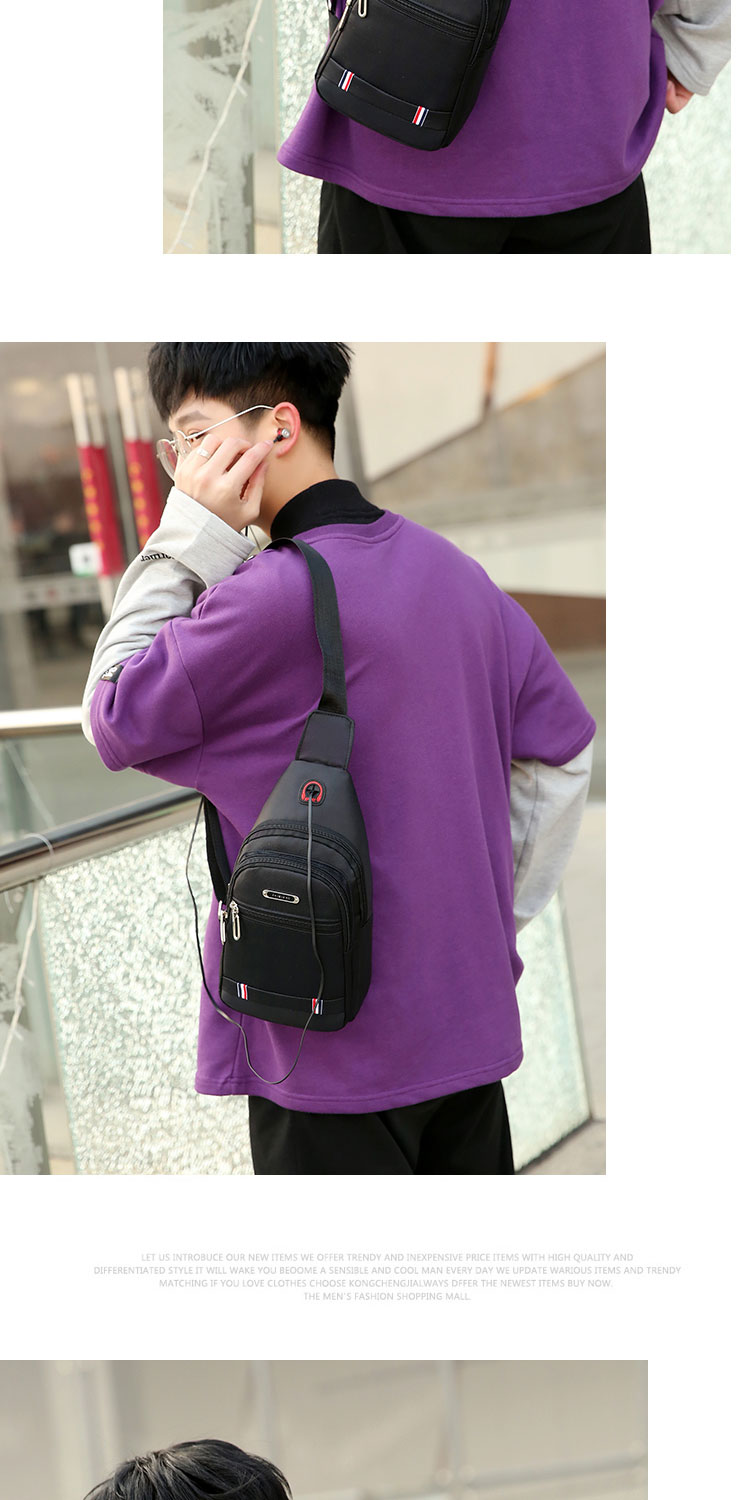 Bag 2020 New Trendy Korean Style Casual Waterproof Oxford Cloth Shoulder Messenger Bag Cross Body Chest Bag Waist Bag