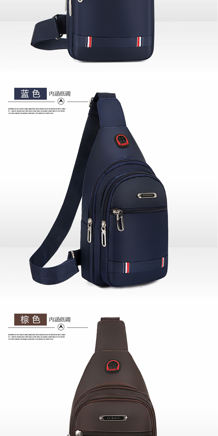 Bag 2020 New Trendy Korean Style Casual Waterproof Oxford Cloth Shoulder Messenger Bag Cross Body Chest Bag Waist Bag