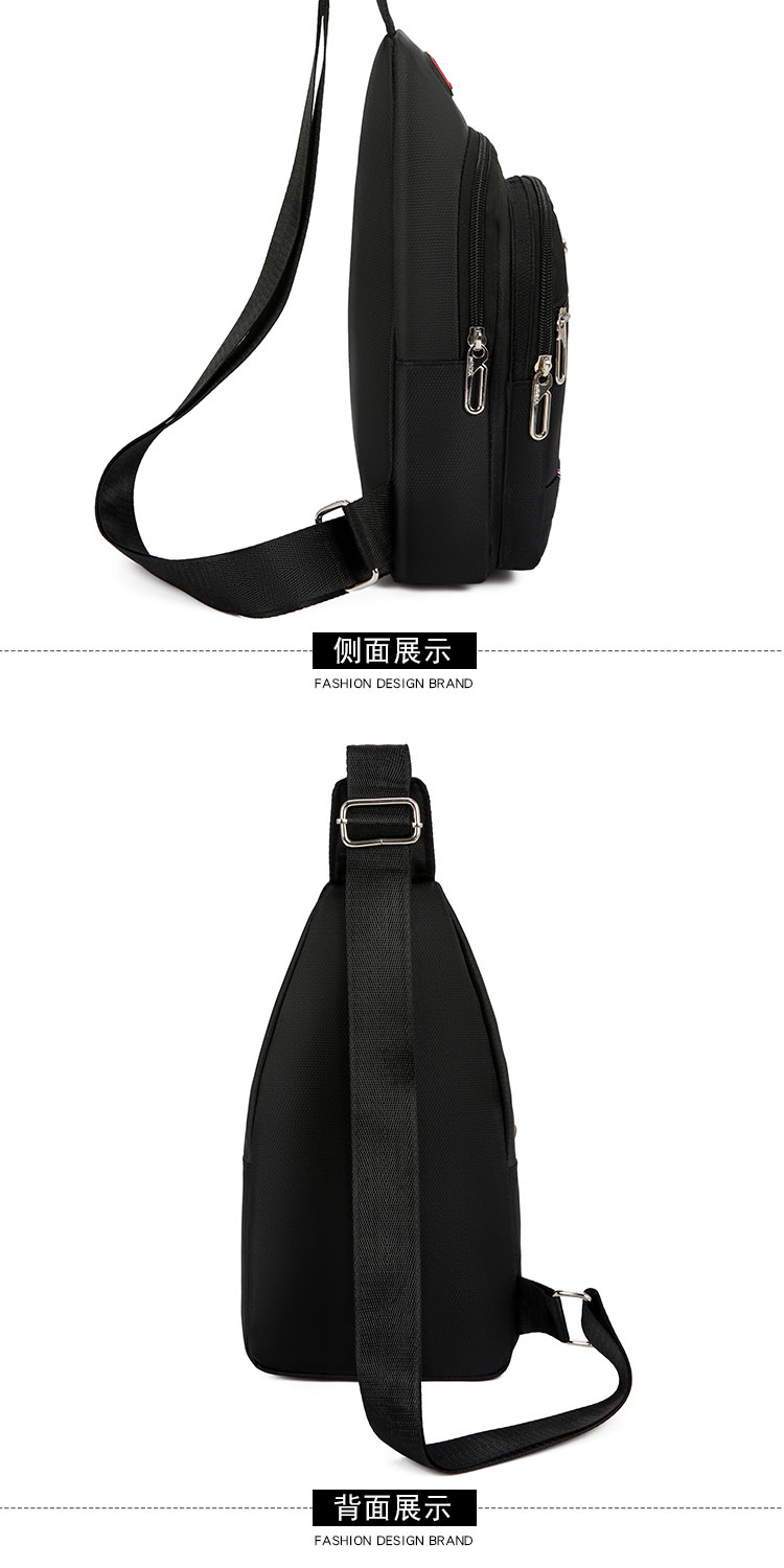 Bag 2020 New Trendy Korean Style Casual Waterproof Oxford Cloth Shoulder Messenger Bag Cross Body Chest Bag Waist Bag