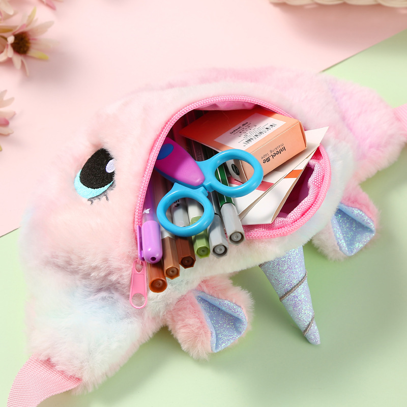 Unicorn Big Eyes Waist Bag Kindergarten Kid's Messenger Bag Chest Bag Cartoon Plush Shoulder Bag Little Girl Cute Unicorn Big Eyes Waist Bag Kindergarten Kid's Messenger Bag Chest Bag Cartoon Plush Shoulder Bag Little Girl Cute