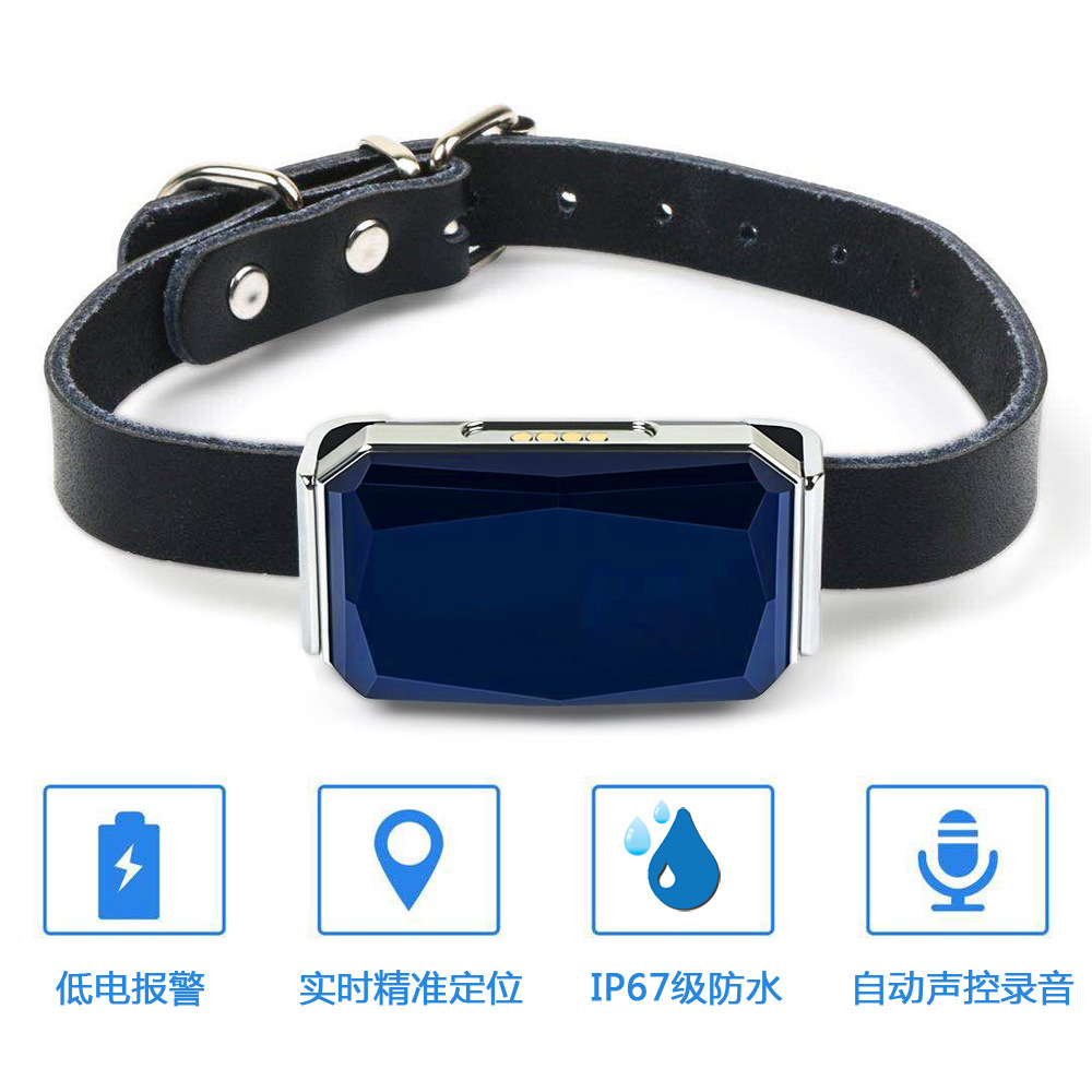 New Gem 67 Grade Waterproof Pets&#039; GPS Locator Dog Cat Cattle Sheep Hunting Dog Tracking Anti-Lost