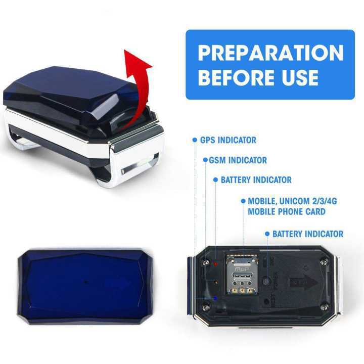 New Gem 67 Grade Waterproof Pets' GPS Locator Dog Cat Cattle Sheep Hunting Dog Tracking Anti-Lost New Gem 67 Grade Waterproof Pets' GPS Locator Dog Cat Cattle Sheep Hunting Dog Tracking Anti-Lost
