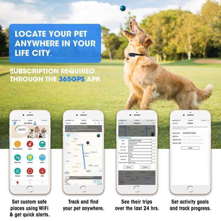 New Gem 67 Grade Waterproof Pets' GPS Locator Dog Cat Cattle Sheep Hunting Dog Tracking Anti-Lost New Gem 67 Grade Waterproof Pets' GPS Locator Dog Cat Cattle Sheep Hunting Dog Tracking Anti-Lost