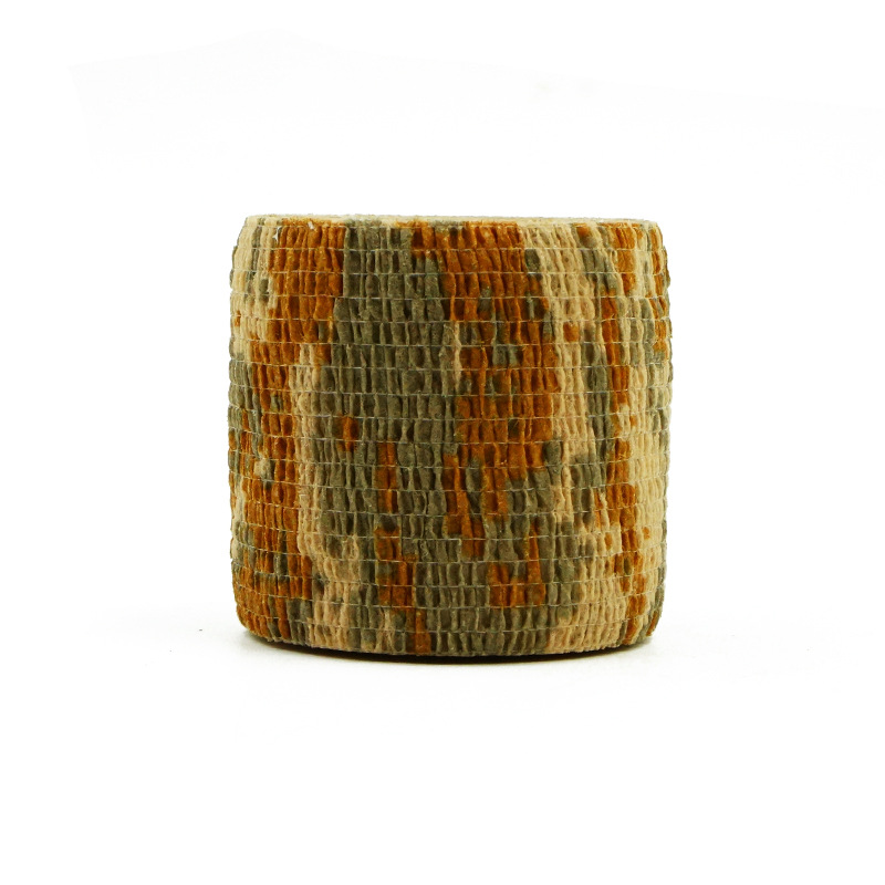 Self-Adhesive Retractable Elastic Bandage Outdoor Supplies Non-Woven Jungle Camouflage Tape Hunting Camouflage Tape