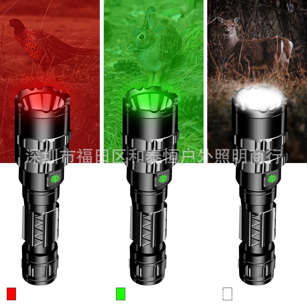 Cross-Border Hot L2 Flashlight USB Rechargeable Spotlight Mini Outdoor Hunting Lamp LED Power Torch Manufacturer Cross-Border Hot L2 Flashlight USB Rechargeable Spotlight Mini Outdoor Hunting Lamp LED Power Torch Manufacturer
