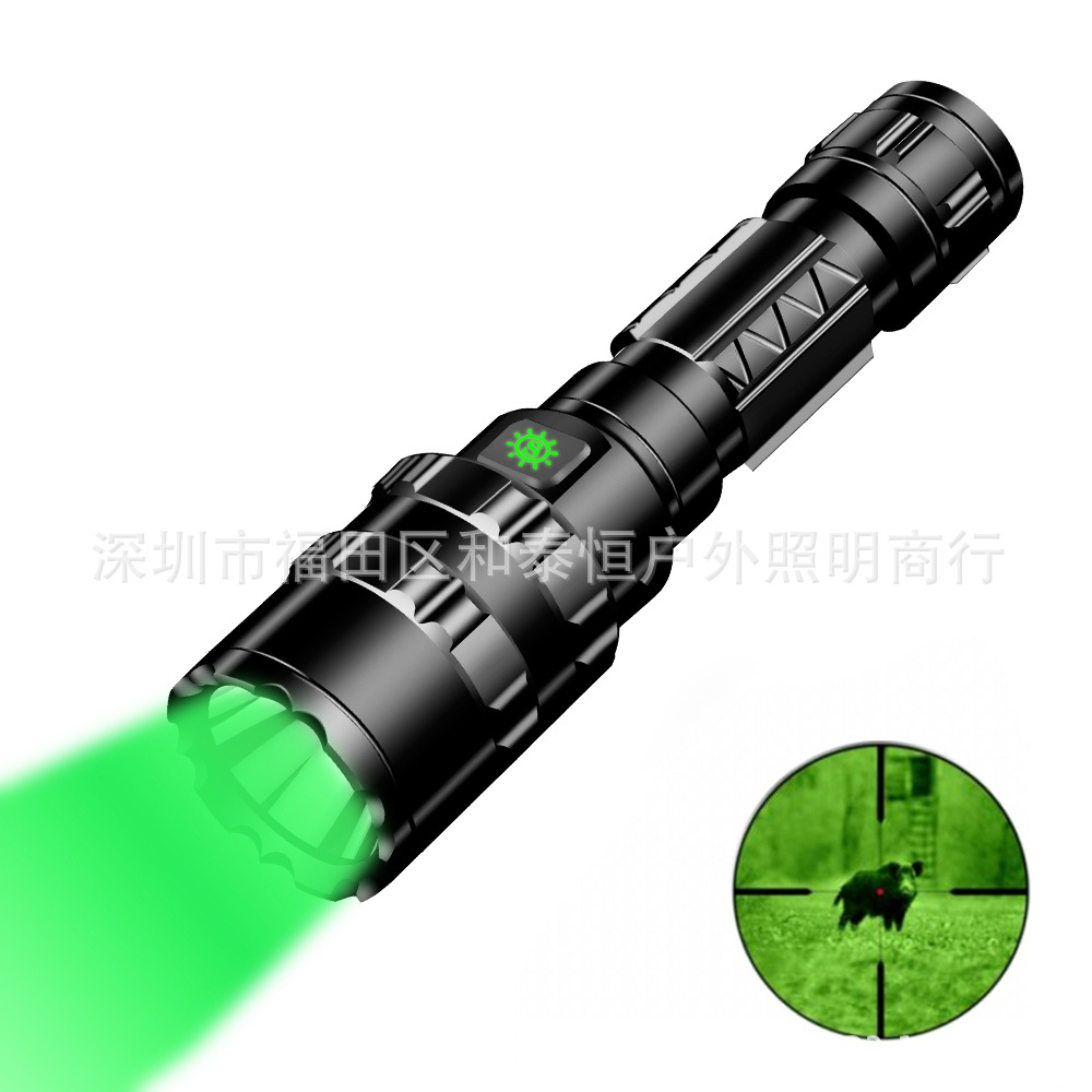 Cross-Border Hot L2 Flashlight USB Rechargeable Spotlight Mini Outdoor Hunting Lamp LED Power Torch Manufacturer Cross-Border Hot L2 Flashlight USB Rechargeable Spotlight Mini Outdoor Hunting Lamp LED Power Torch Manufacturer