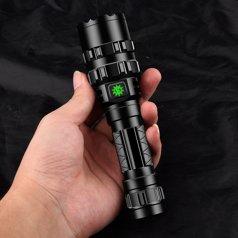 Cross-Border Hot L2 Flashlight USB Rechargeable Spotlight Mini Outdoor Hunting Lamp LED Power Torch Manufacturer Cross-Border Hot L2 Flashlight USB Rechargeable Spotlight Mini Outdoor Hunting Lamp LED Power Torch Manufacturer