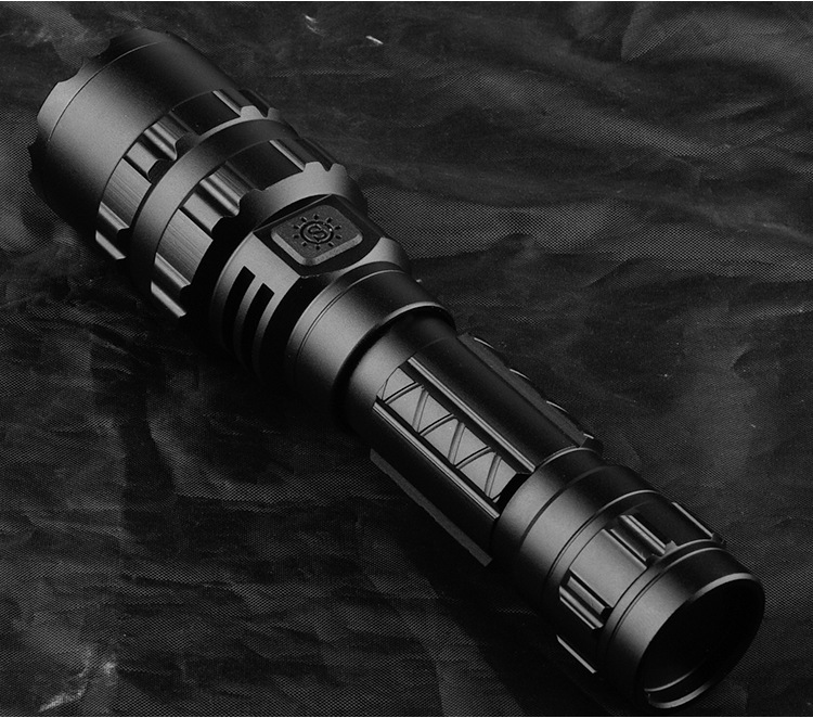 Cross-Border Hot L2 Flashlight USB Rechargeable Spotlight Mini Outdoor Hunting Lamp LED Power Torch Manufacturer Cross-Border Hot L2 Flashlight USB Rechargeable Spotlight Mini Outdoor Hunting Lamp LED Power Torch Manufacturer