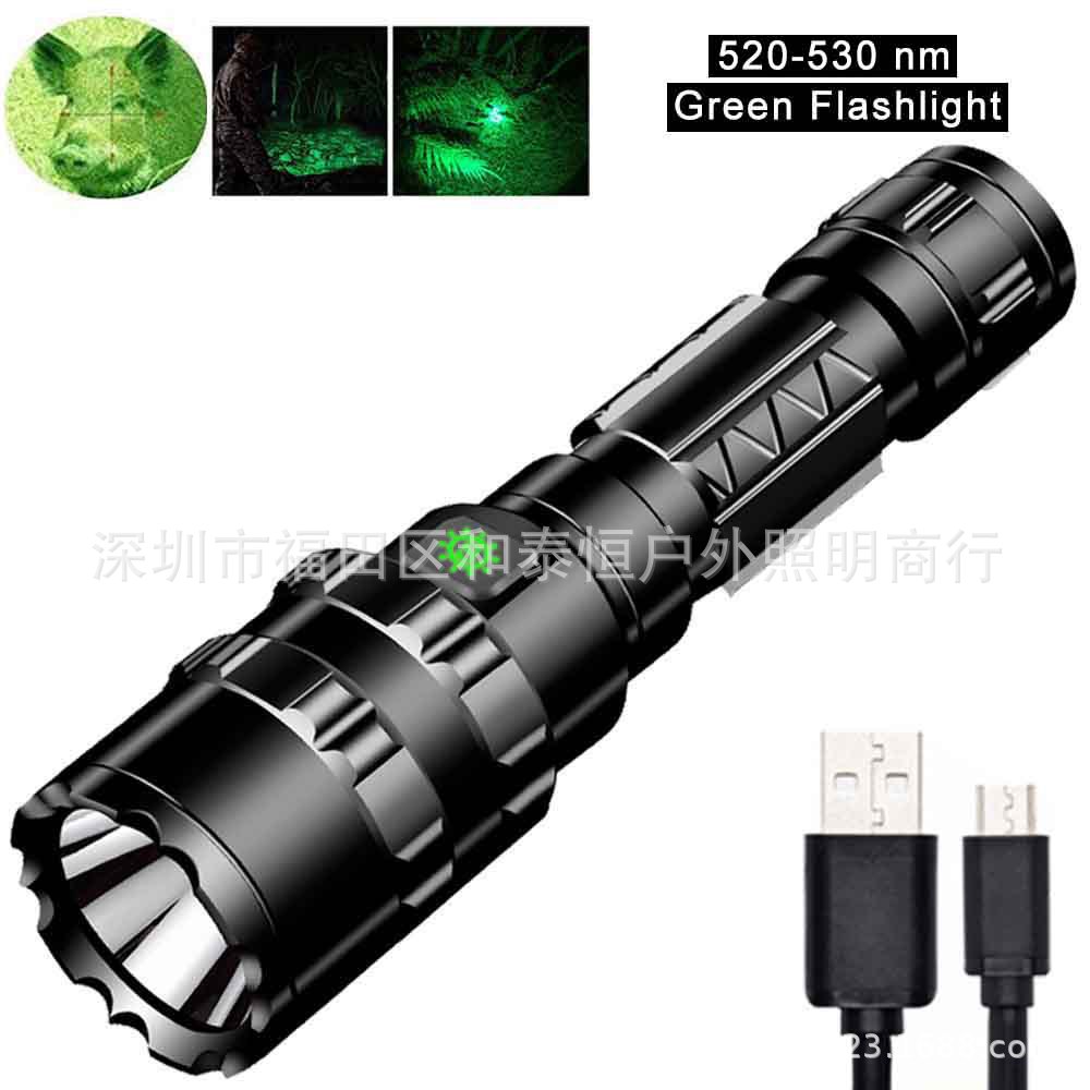 Cross-Border Hot L2 Flashlight USB Rechargeable Spotlight Mini Outdoor Hunting Lamp LED Power Torch Manufacturer Cross-Border Hot L2 Flashlight USB Rechargeable Spotlight Mini Outdoor Hunting Lamp LED Power Torch Manufacturer