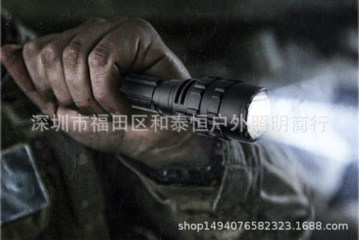 Cross-Border Hot L2 Flashlight USB Rechargeable Spotlight Mini Outdoor Hunting Lamp LED Power Torch Manufacturer Cross-Border Hot L2 Flashlight USB Rechargeable Spotlight Mini Outdoor Hunting Lamp LED Power Torch Manufacturer