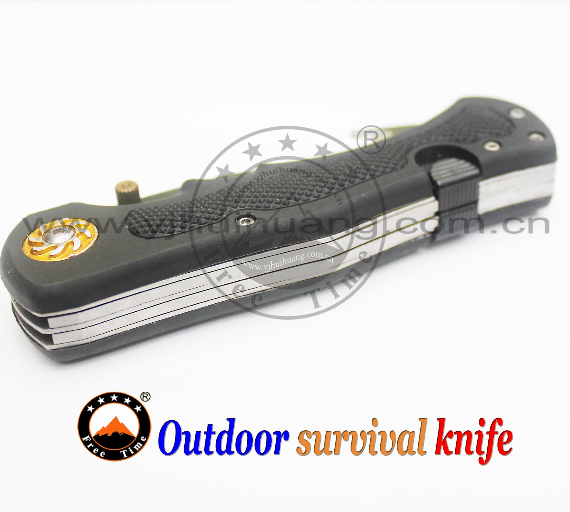 FREE TIME outdoor folding camping knife multi-function tool knife hunting defensive knife