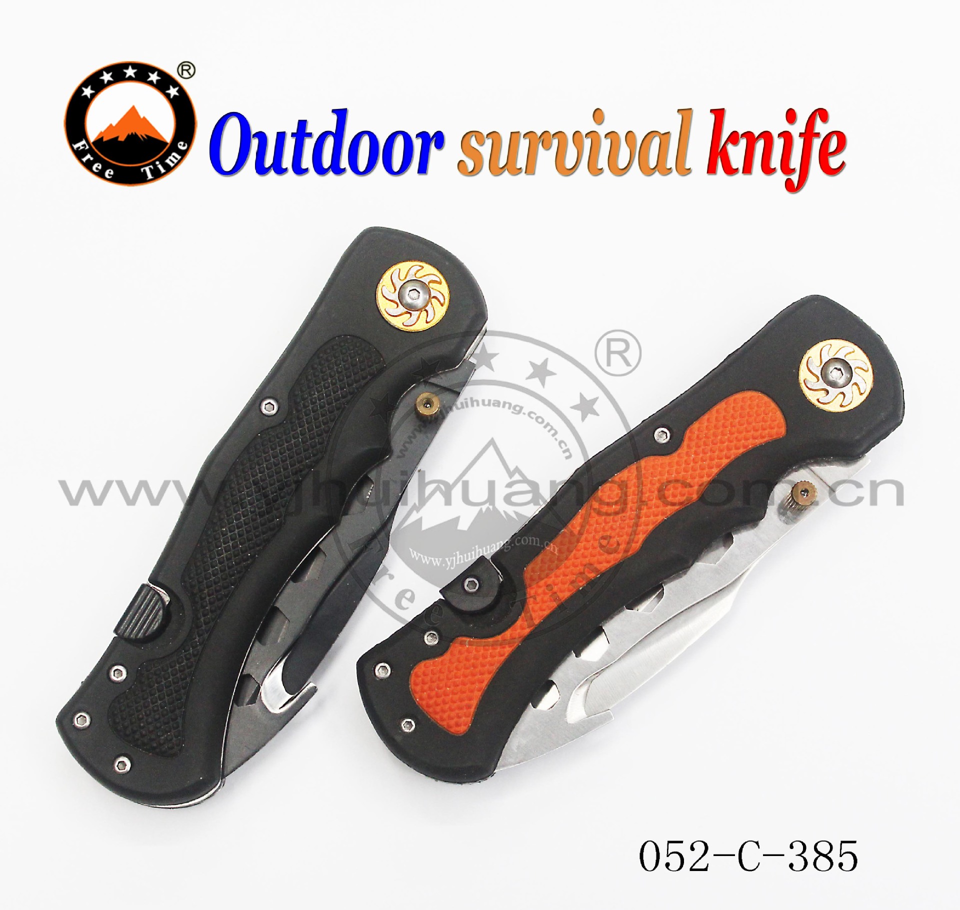 FREE TIME outdoor folding camping knife multi-function tool knife hunting defensive knife