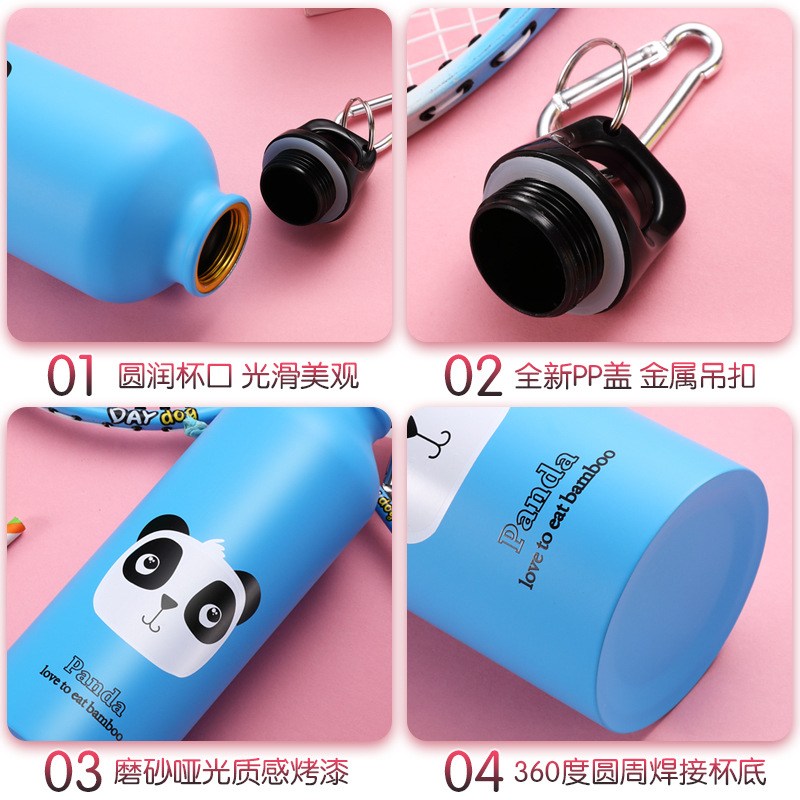 He&#039;an EHome Stainless Steel Animal Kettle Fashion Sports Cup Advertising Gift Creative Cup Printable