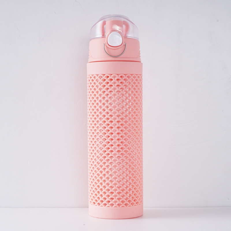 J01-8008-15 Plastic water bottle portable summer children canteen student simple portable cup sports cup
