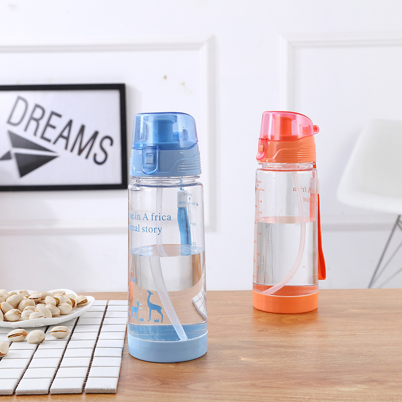 New Creative Sports Cup outdoor Portable Space Cup Large capacity Portable Plastic Straws Custom Gift Cup