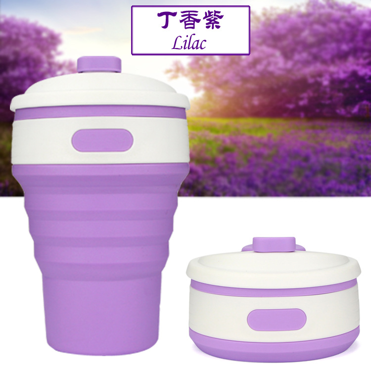 Creative gift folding silicone coffee cup hot style daily life sports cup thermos cup Creative gift folding silicone coffee cup hot style daily life sports cup thermos cup