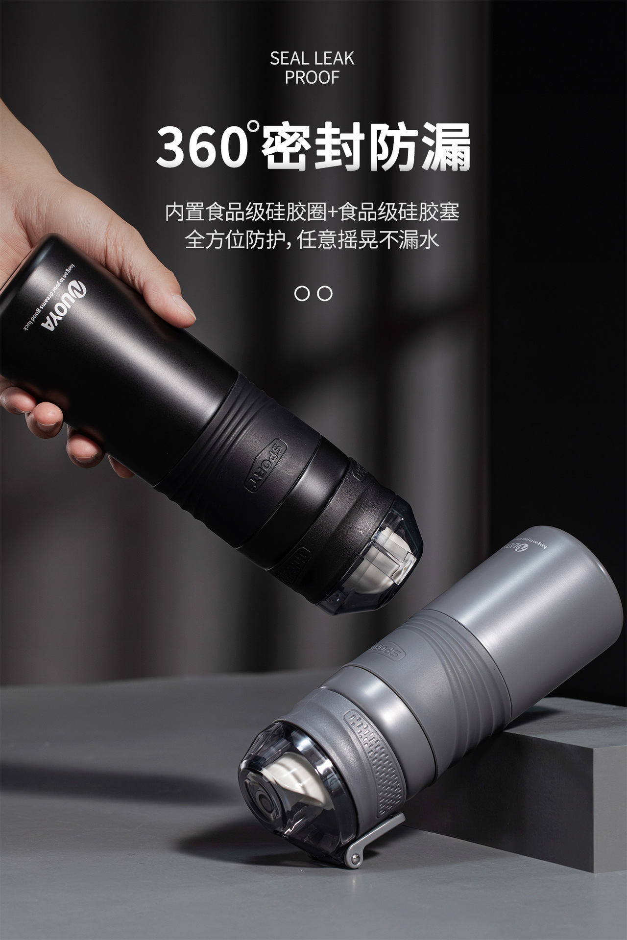 Noah Spring Cover Thermos Cup Creative Back Open Straight Drink Cup Student Sports Cup Portable Outdoor Handy Cup Noah Spring Cover Thermos Cup Creative Back Open Straight Drink Cup Student Sports Cup Portable Outdoor Handy Cup