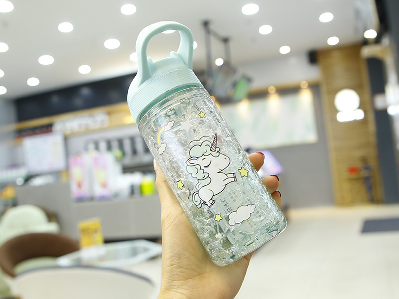 Factory Direct Sales Cartoon Fashion Unicorn Summer Ice Cup Portable Portable Female Student Drinking Cup Sports Cup Factory Direct Sales Cartoon Fashion Unicorn Summer Ice Cup Portable Portable Female Student Drinking Cup Sports Cup