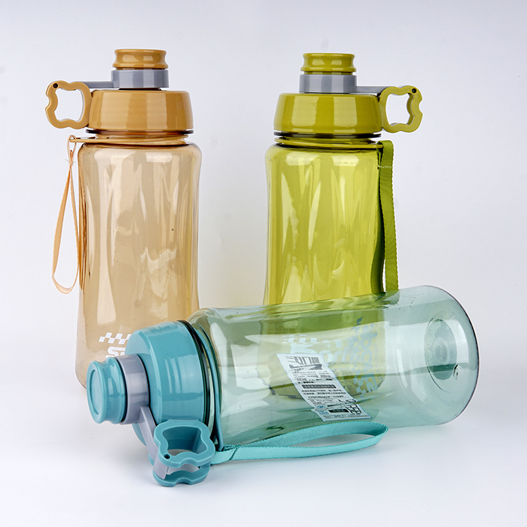 Large capacity sports Cup plastic space Cup PC Water Cup sports handle space Cup Plastic Square Cup Large capacity cup