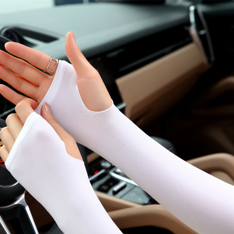 Sun Protection Oversleeves Hand Oversleeves Arm Guard Cooling Viscose Fiber Ice Sleeve Female Gloves Manufacturer